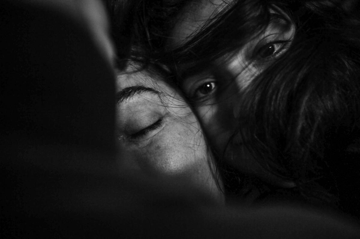 Anne ile kızı/lensler konuşabilseydi